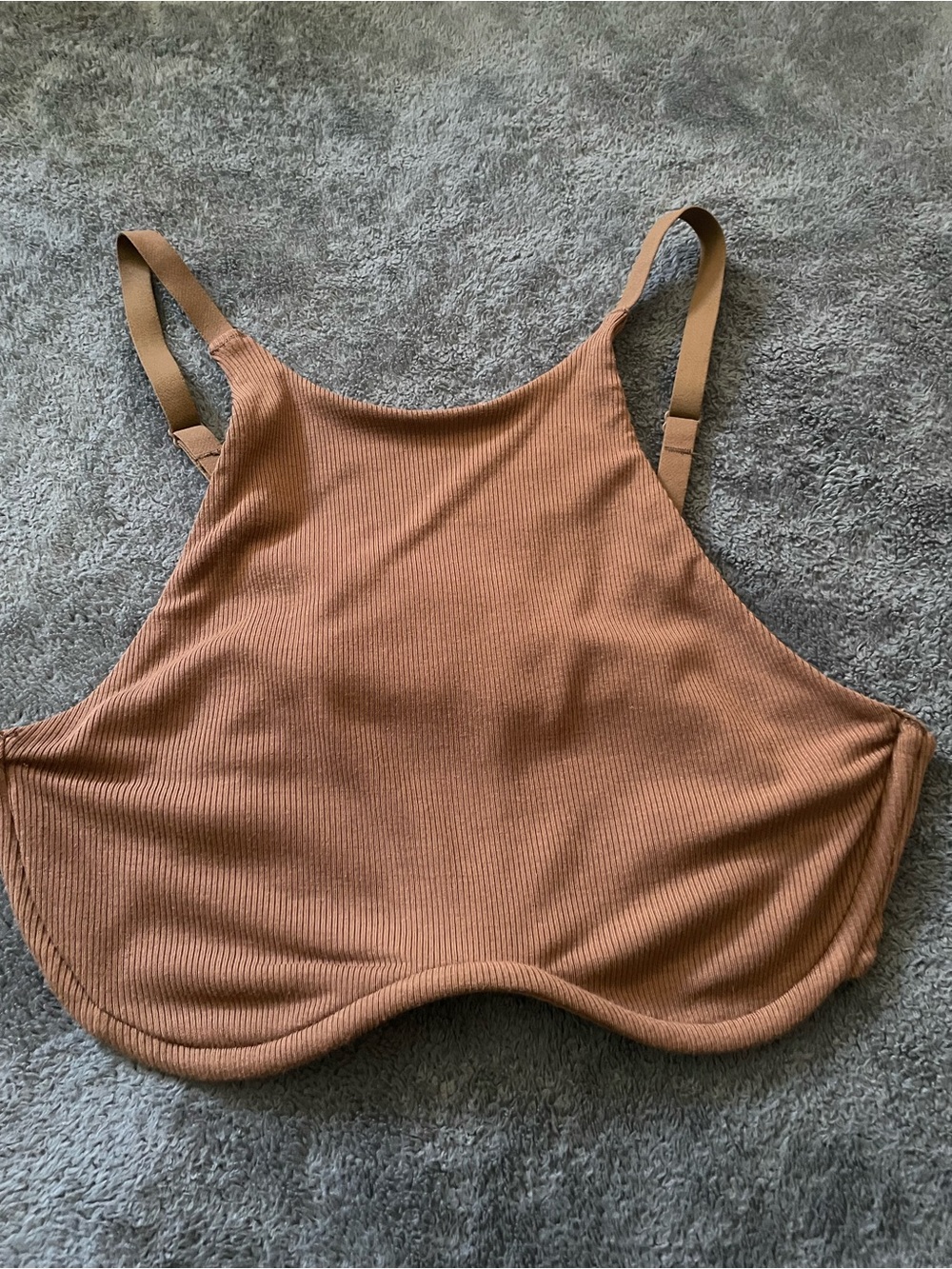 SKIMS Ribbed Underwire Bra Top